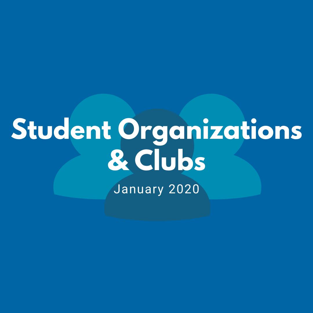 January Newsletter about Clubs and Student Organizations